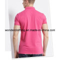 Custom Fashion Cotton Men Camisa Polo por atacado